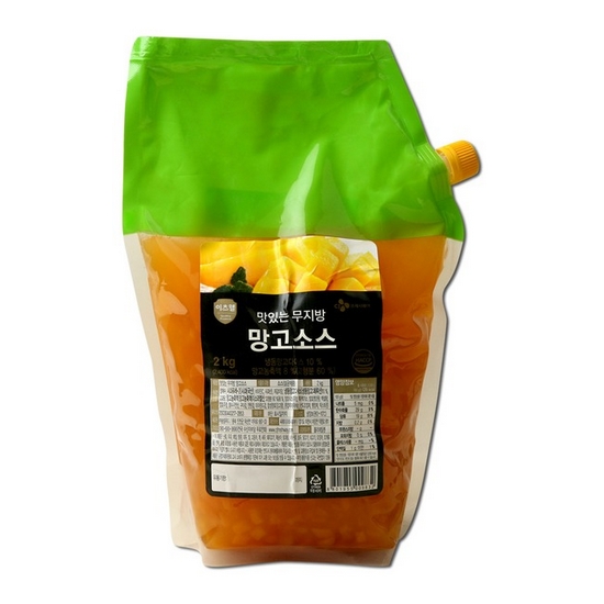 이츠웰 무지방 망고소스 2kg (1개)_이미지