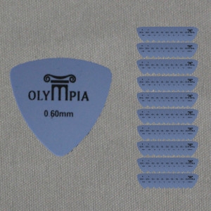 올림피아 기타피크 0.60mm TOLTEX Triangle 봉지 100p_이미지