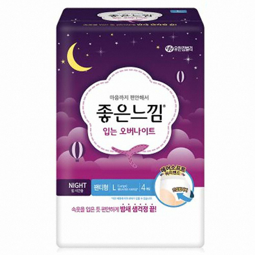 좋은느낌 입는 오버나이트 대형 4개 (4팩(16개))_이미지