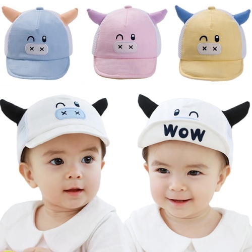 투투야 뿔 달린 WOW 아기모자 48 500070