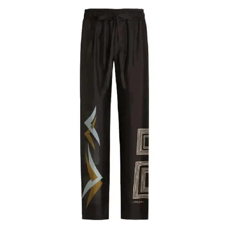 돌체앤가바나 기하학 프린트 팬츠 GV4LHTHI11R T