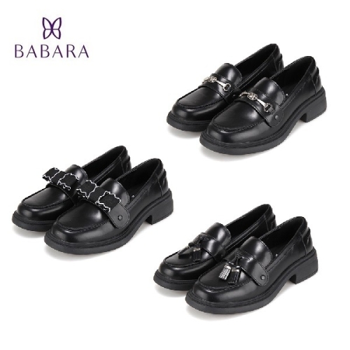 바바라앤코 바바라 소가죽 쓰리웨이 장식 여성로퍼_BBI134