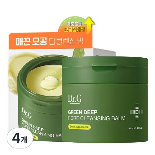 닥터지 그린 딥 포어 클렌징밤 100g (4개)_이미지