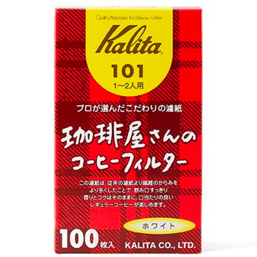 칼리타 카페의 커피필터 101 화이트 (100매)_이미지