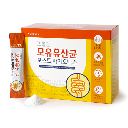 녹십초 프롤린 모유유산균 포스트바이오틱스 2g 60포 (3개)_이미지