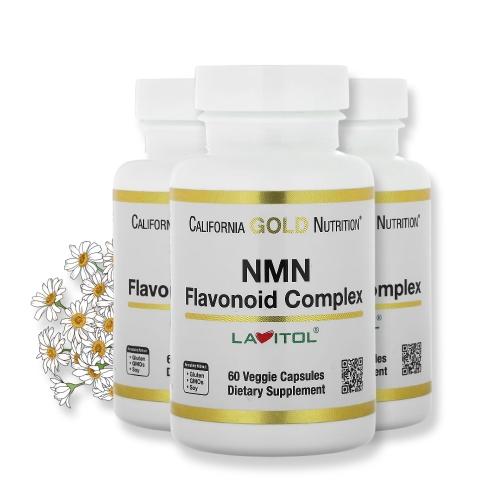 캘리포니아골드뉴트리션 NMN 플라보노이드 콤플렉스 60캡슐 (3개)