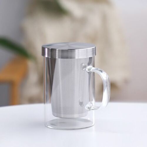 키친몰링 다에토 스텐 차망 내열유리 티 머그컵 500ml 1p_이미지