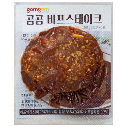 곰곰 비프스테이크 160g이미지입니다. 누르면 해당 게시물로 새창이동합니다.