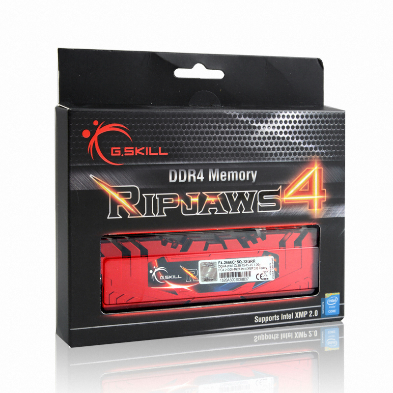 G.SKILL DDR4-2666 CL15 RIPJAWS4 RR 패키지 병행수입 (32GB(8Gx4))_이미지