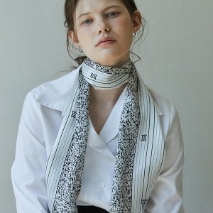 아나메종 2025 레릭 실크 롱쁘띠 스카프 PML-1423