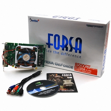 FORSA 지포스 8500GT 엘리사 NV PRO DDR3 256MB 셀시아_이미지