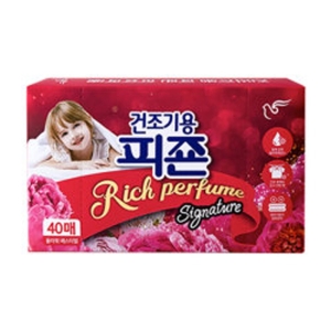 피죤 건조기용 시그니처 플라워페스티벌 40매 (8개)_이미지