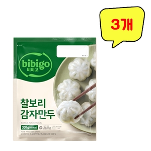 CJ제일제당 비비고 찰보리 감자만두 300g (3개)_이미지