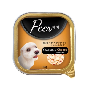  펫앤드림 피어 닭고기와 치즈 100g [20개]
