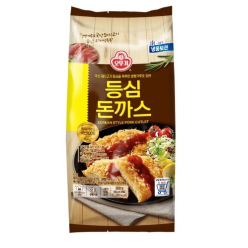 오뚜기 육즙이 풍부한 등심돈까스 500g (3개)_이미지