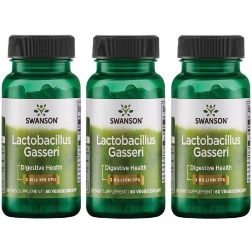 스완슨 락토바실러스 가세리 30억 프로바이오틱 60캡슐 (3개)_이미지