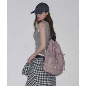 레더리 국내 LEATHERY 리본 스트링 윤슬 짐색 PINK LRBG5201APK 545328