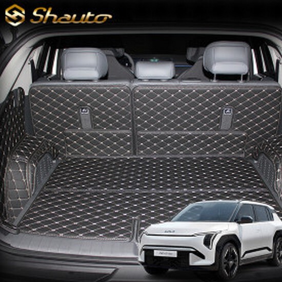 샤오토 기아 EV3 트렁크매트 풀커버 세트 (바닥면+등받이+벽면)_이미지