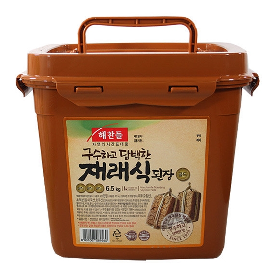 CJ제일제당 해찬들 재래식 된장 골드 6.5kg (2개)