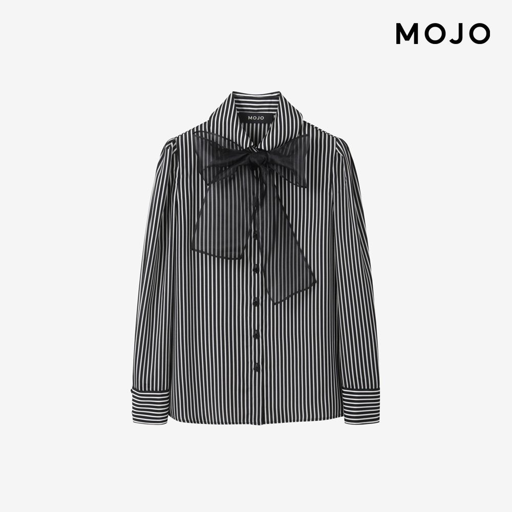 모조 스트라이프 기본 블라우스 J261XSC004ST_이미지