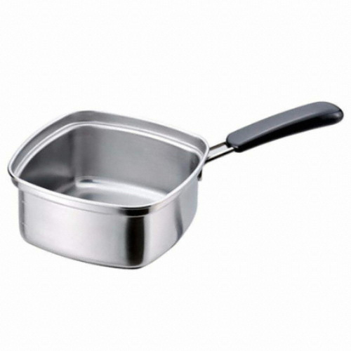 시모무라  스텐 사각 라면냄비 (15cm)