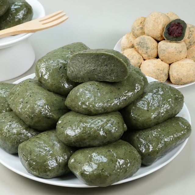 소소락떡방 저당 쑥개떡 1kg+쑥찹쌀떡 1kg (1개)_이미지