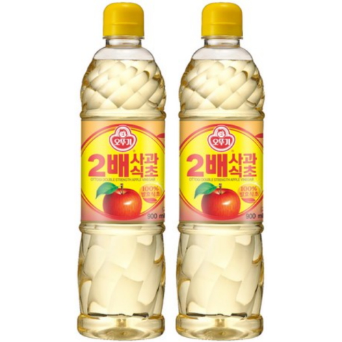 오뚜기 2배 사과식초 900ml (2개)