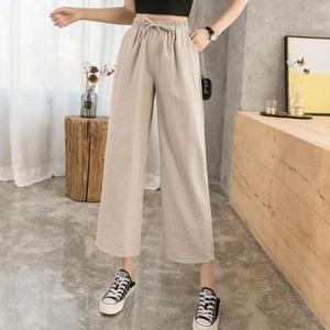 여름 밴딩팬스타일츠 여성 9부 밴딩바지 빅사이즈 린넨바지 S31589686