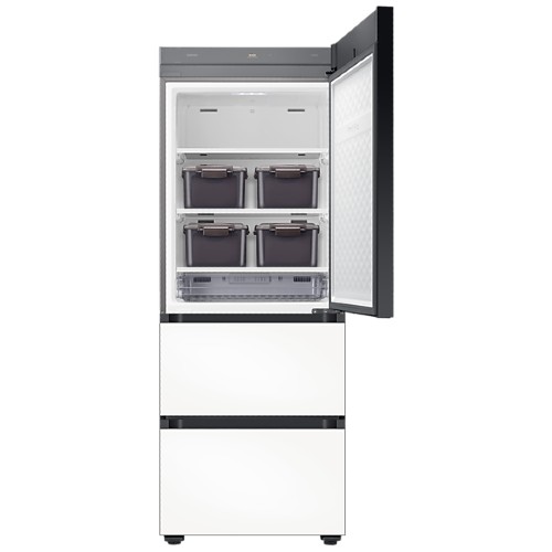 삼성전자 비스포크 키친핏 새틴 RF60DB9342AP (화이트+베이지)+ RQ33DB74C1AP (베이지+화이트)_이미지