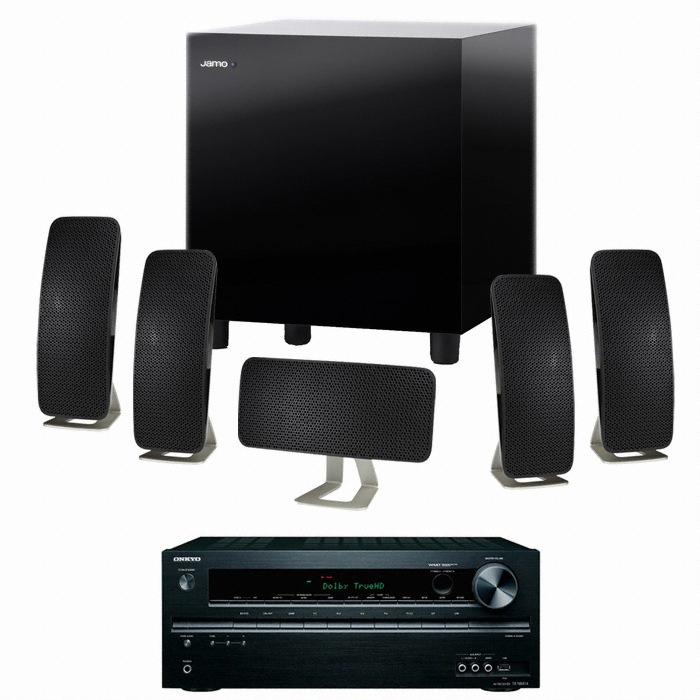 야모 A200 5.1채널 + 온쿄 AV리시버 (TX-NR414, SUB210)_이미지