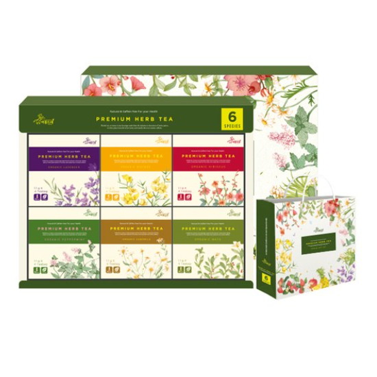 유기농 허브차 6종 선물세트