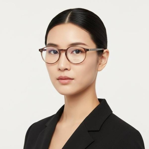 무슈 블랑 안경테 MS-HUBERT 500 라운드 아세테이트 안경 1581832