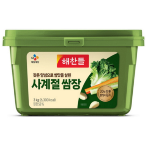 해찬들 사계절 쌈장 3kg (8개)_이미지