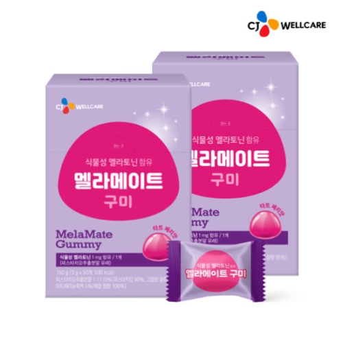 닥터뉴트리 식물성 멜라토닌 함유 멜라메이트 구미 50구미 (2개)_이미지