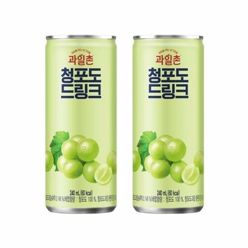 해태음료 과일촌 청포도 드링크 240ml이미지입니다. 누르면 해당 게시물로 새창이동합니다.