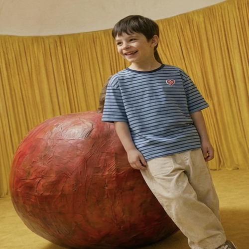 벨리타앤보이즈 BK6ETS02NA BB하트파인스트라이프 7부티셔츠_이미지