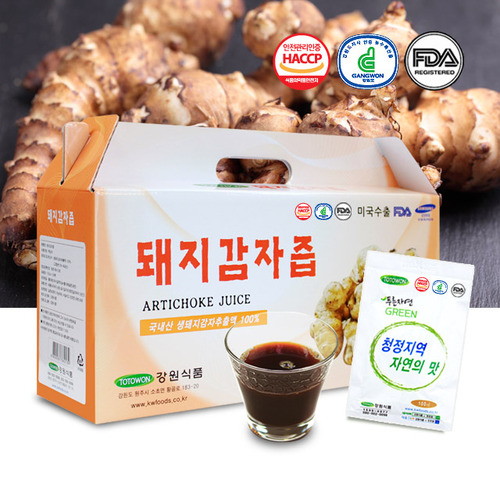  강원식품 돼지감자즙 100ml 30포 [1개]
