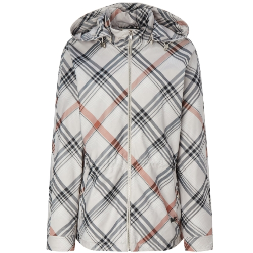 닥스골프 전판 체크 폴리 안감 점퍼 DNJU5D901I2_이미지