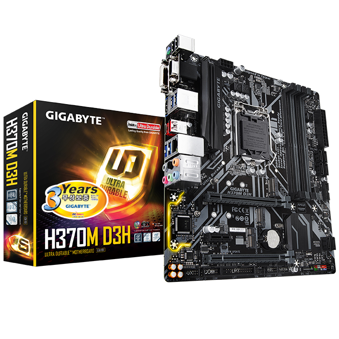 GIGABYTE H370M D3H 듀러블에디션 피씨디렉트