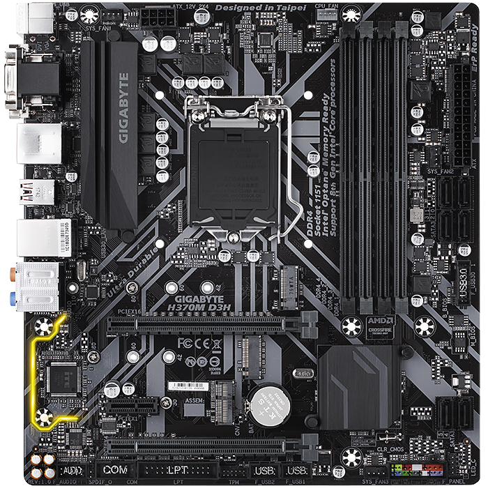 GIGABYTE H370M D3H 듀러블에디션 피씨디렉트_이미지