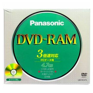 파나소닉 DVD-RAM 4.7GB 3x 쥬얼 1장 논카트리지_이미지