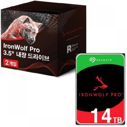 Seagate IronWolf Pro 패키지 7200/256M ST14000NE0008