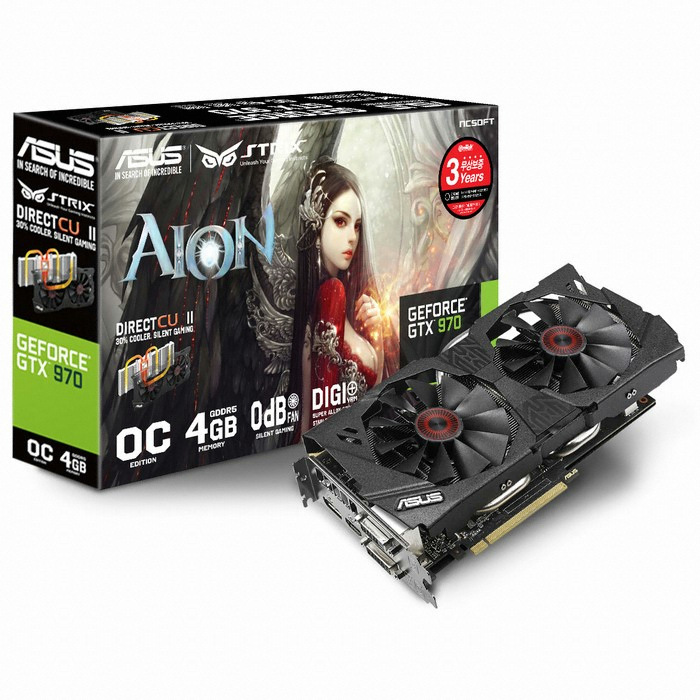ASUS STRIX 지포스 GTX970 DC2 OC D5 4GB 이엠텍_이미지