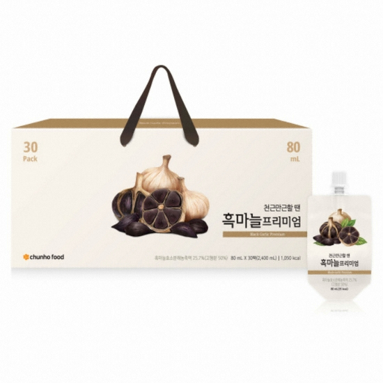 천호엔케어 천근만근할 땐 흑마늘 프리미엄 80ml 30포 (3개)_이미지