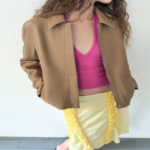 자라 국내 홀터넥 탑 레드베리 4424/319/671 3379165