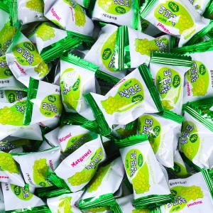 SidMarket  과자 대용량 맛고을 청포도캔디 1800g 간식 주전부리 대량