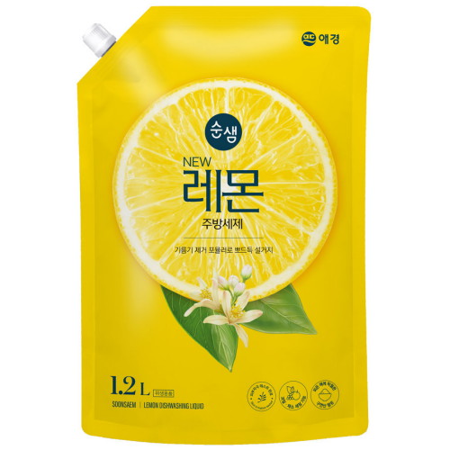 순샘 레몬 주방세제 리필 1.2L