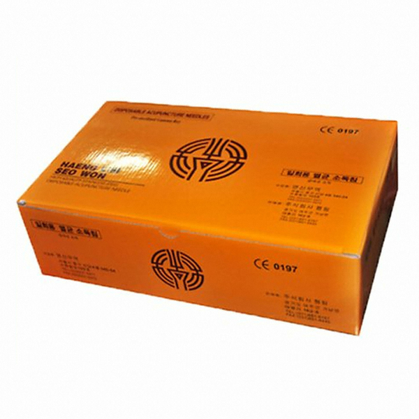 행림서원의료기 일회용 멸균 스프링침 (10개)