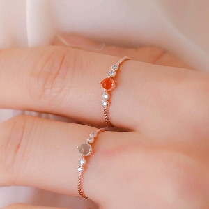 핸드메이드+쇼핑백/Fortuna/ Maeve 925 Silver Ring RR-60399