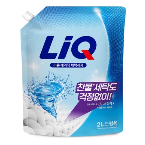 리큐 베이직 드럼용 리필 2L (2개)_이미지